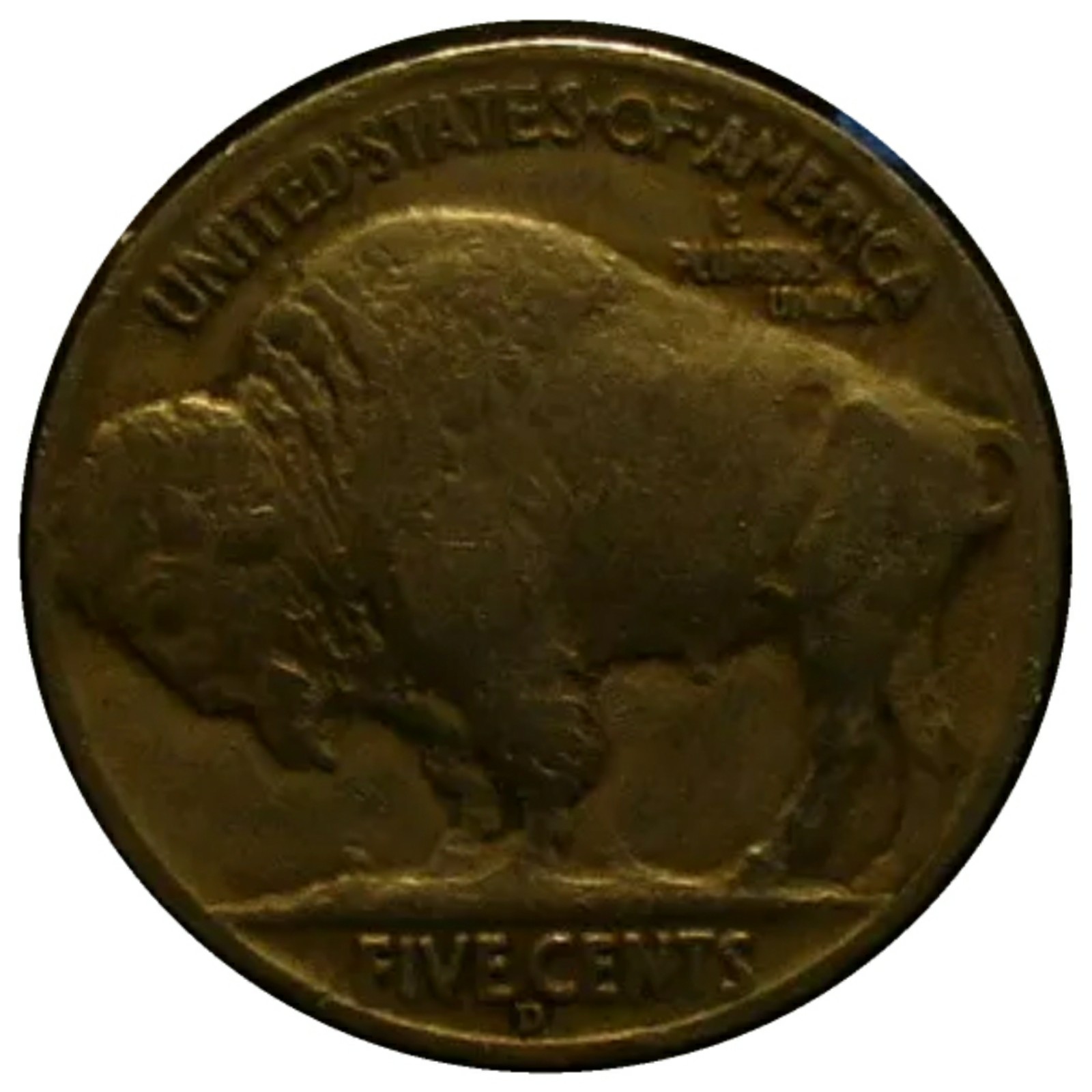 1938-D-5c-Buffalo-Nickel